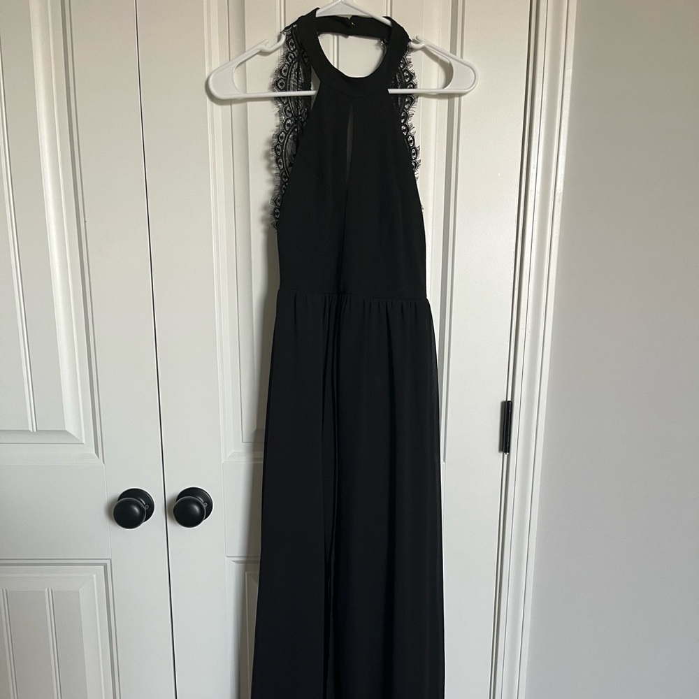 Lulu’s Long Black Formal Dress